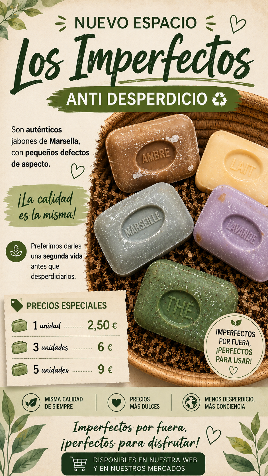 Los imperfectos, anti desperdicio.