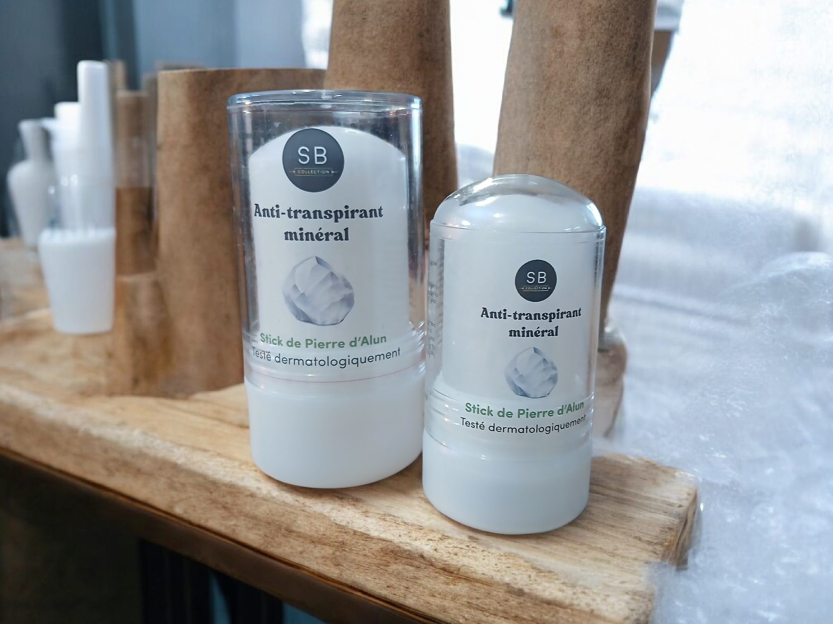 Desodorante natural de piedra de Alumbre