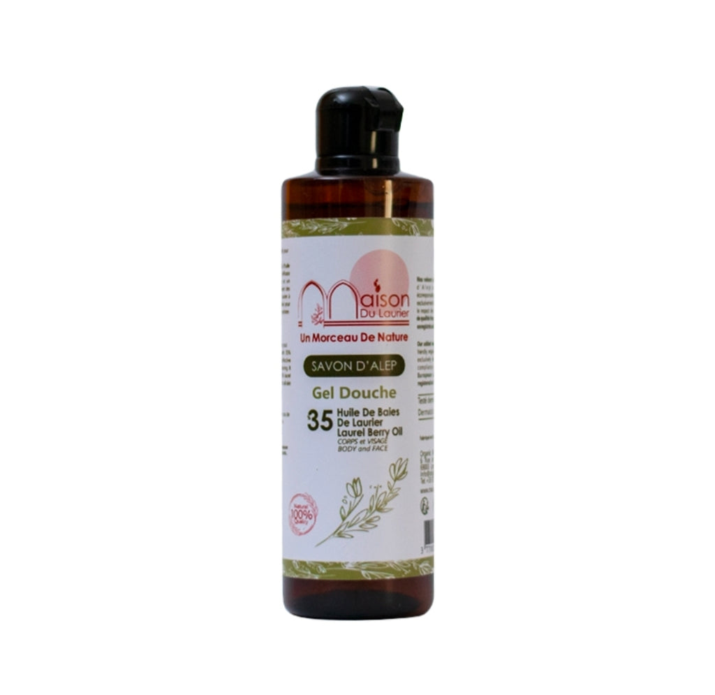 Gel de ducha de Alepo 35% de Laurel - 250ml