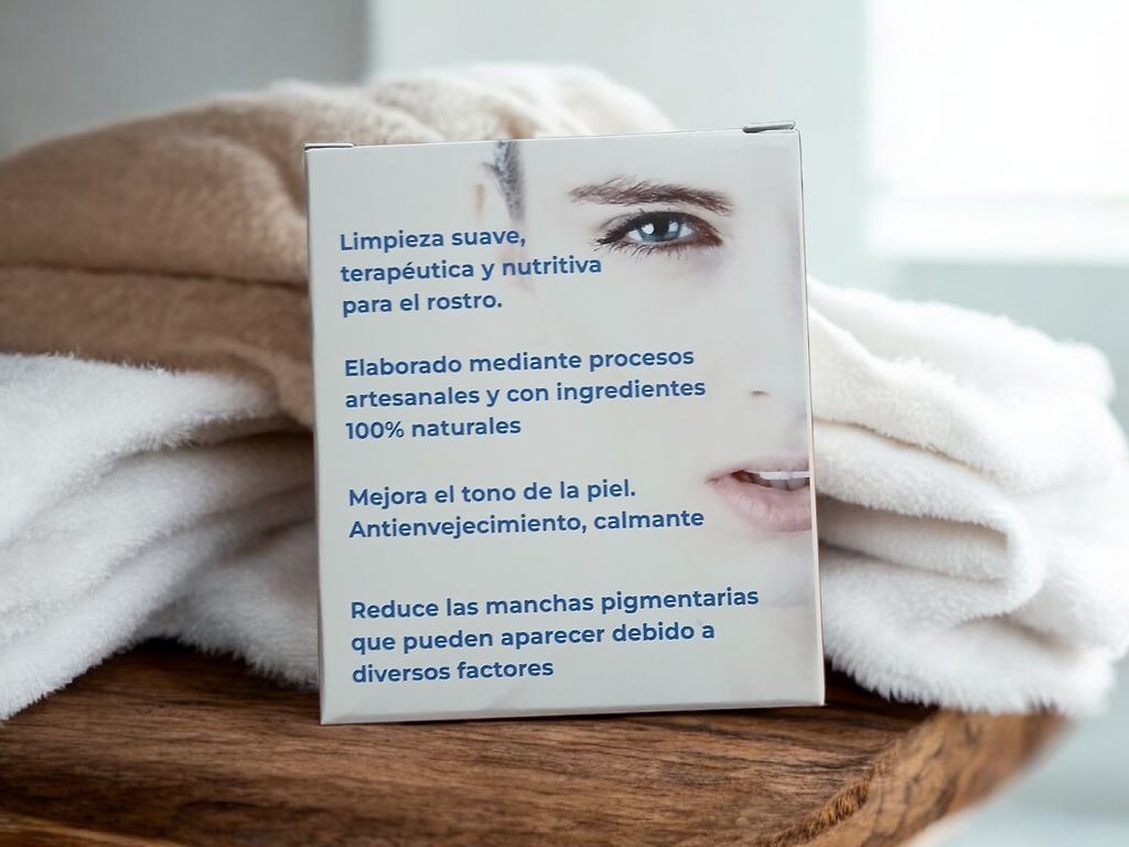 Jabón y mascarilla facial natural – 2 en 1 limpieza y tratamiento diario